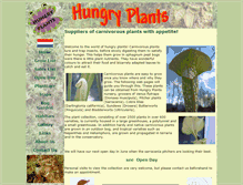 Tablet Screenshot of hungryplants.nl